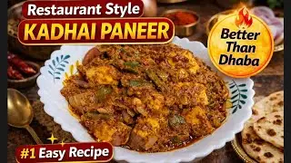 Dhaba Style Kadhai Paneer Ghar Par 😍 | Simple & Tasty Recipe #kadhaiPaneer #paneerRecipe