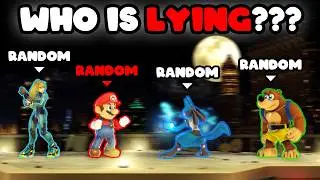 WHO picked their character???