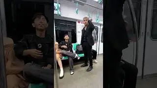 OK - People before bags: A train lesson #ONEKIND #Kindness #shorts