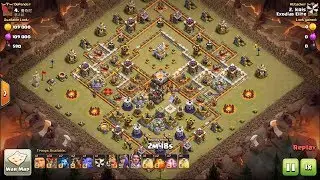 CoC TH11 vs TH11 laloon 3 star (may 2017 update)