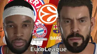 Bayern Munich Basketball @ FC Barcelona ✪ EuroLeague 2K19: Final 16 | NBA 2K Gameplay Highlights