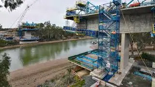 Echuca-Moama Bridge Project &ndash; time lapse of the build