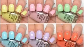 China Glaze - Spring Pastels | Swatch and Review
