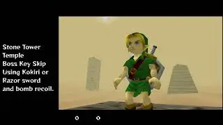 Majora's Mask - Stone Tower Boss Key Skip - (Kokiri/Razor sword + bomb recoil)