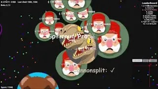 Agar.io Pro Raptor Skin Baiting Doublesplitting Domination 22k