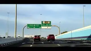 Dubai airport tunnel longest and the widest tunnel in the Middle East, Al Khalil Road, Business Bay