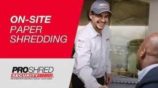 PROSHRED&reg; On-Site Paper Shredding