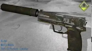 USP-S Forest Leaves - Skin Wear Preview