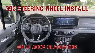 392 Steering Wheel Install on Jeep Gladiator