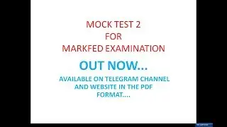 Mock test series for Markfed Exam | 2