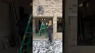 This is what a garage door installation looks like in Maple, ON 🍁 #garagedoorinstallation