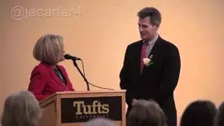'Downtown' Senator Scotty Brown receives an alumni award from Tufts
