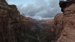 Sunrise Hour at Canyon Overlook (Time Lapse)