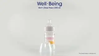 Well-Being feeding bottle 150ml white
