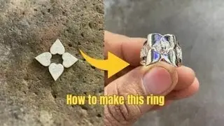 silver love ring making process | here's how to make it