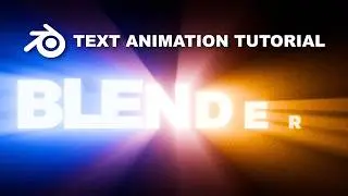 Procedural Text Animation in Blender Geometry Nodes