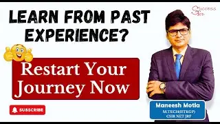 Restart Your Journey | delete our past bad experience | #csirnet #gate #iitjam #successted