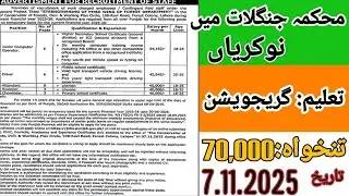 Forest department jobs 2025 apply online full mathed /#jobs2025 #forest #forestdepartmentjobs 
