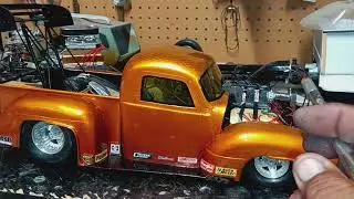 1/12th scale top fuel Ford truck build update 