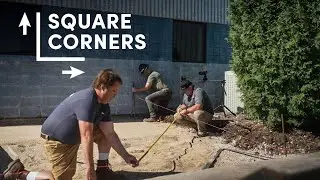 Patio Installation: How to Square Up a Corner | 3-4-5 Method