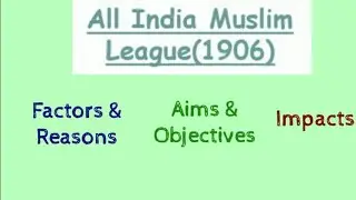 Formation of Muslim League 1906 | #olevel | Pakistan Movement