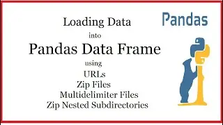 Loading pandas data frame using URLs, zip file, nested subdir, multidelimiter csv file for beginner