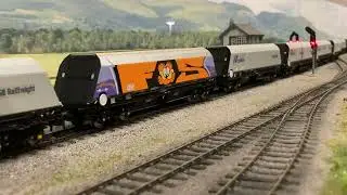 Ercall Heath Stone Train action with Accurascale Cutdown HYAs