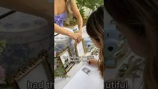 Idea for a beautiful welcome table for wedding.Video @honeygund #wedding #table #ideas #inspiration