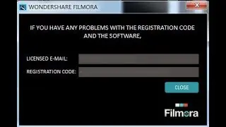 How to Wondershare filmora registration code