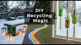 12+ DIY Recycling Ideas, Winter to Spring Garden Transformations You MUST Try!