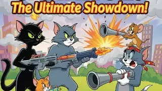 Tom and Jerry vs The Cat Family! ⚔️ | Action Cartoon Story
