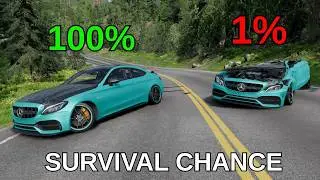 Realistic Survival Chance Crashes #16 | BeamNG.drive