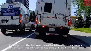 Bad Driver tries to road rage - QC, Canada