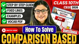 Most Expected Comparison Based Questions | Class 10 English | CBSE 2026 | Nikita Singh