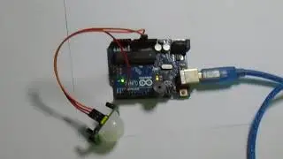 HC-SR01 PIR Motion sensor Arduino interfacing