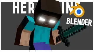 How To MAKE HEROBRINE EYES In 'BLENDER'! | EXPIRED!