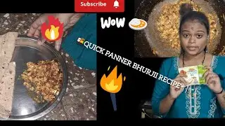 Panner bhurji🍱quick recipe🤤#easyrecipe#quickrecipe#pannerbhurji @VaishaliPawar-86#subscribe#viral 