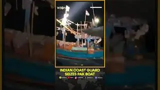 Coast Guard Intercepts Pak Fishing Boat With 9 Crew Members Inside Indian Waters | WION