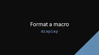 SDAS Stata TechTok - Formatting macros