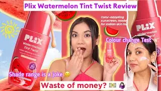 Plix Watermelon Tint Twist Colour Adapting Sunscreen Review | Plix Sunscreen | Golden Glow