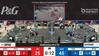 Qualification Match 49 - Overhead - 2025 PCH District - Albany Event Presented by P&G