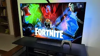 LG OLED C4 + FORTNITE PS5 Pro Gameplay 4K 120hz HDR | Govee Tv Backlight 3