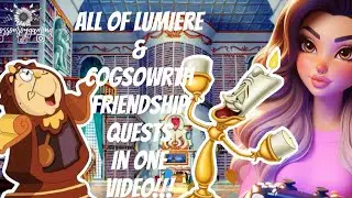 Friendship quests guide | lumiere and cogsworth | Disney dreamlight valley