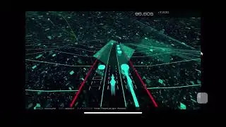 Audiosurf 2 Ep. 3143: Hirola - Perpetual Light. 388K score. Mono Turbo.