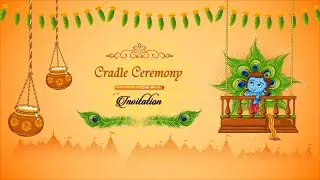 Best Cradle Ceremony Video Invitation 2020 | Video Invitation Maker by inviter.com