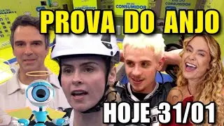 ANA PAULA GANHA PROVA DO ANJO HOJE 31/01/26 COMEMORA FELIZ! COLOCA JONAS E JORDANA NO CASTIGO BBB 26