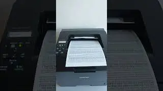 Brother HL-5100DN test print