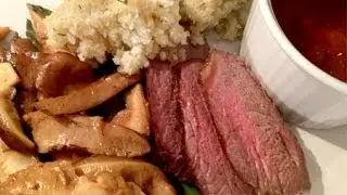 Steak with Smoke Hickory Sauce
