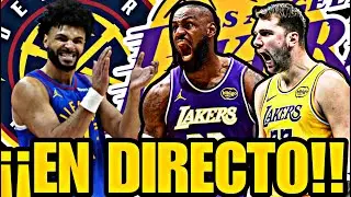 😱 &iexcl;&iexcl;&iexcl;PARTIDAZO EN DIRECTO!!! 💥LAKERS vs DENVER NUGGETS  🟡 PARTIDO NBA EN VIVO