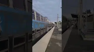 RER D &agrave; pleine vitesse &agrave; Fosses ! #sncf #train #trainspotting